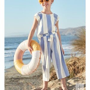 Pink Chicken Theodore Striped Pants Size 14